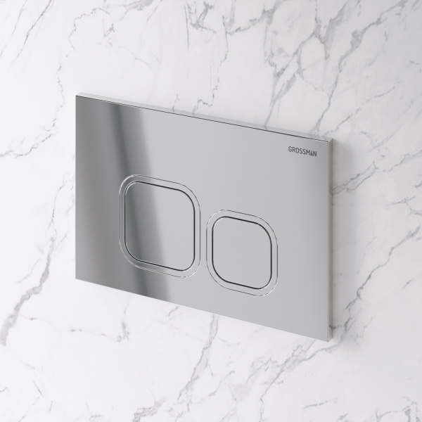 Клавиша смыва Grossman Cosmo 700.K31.02.100.100 хром глянцевый